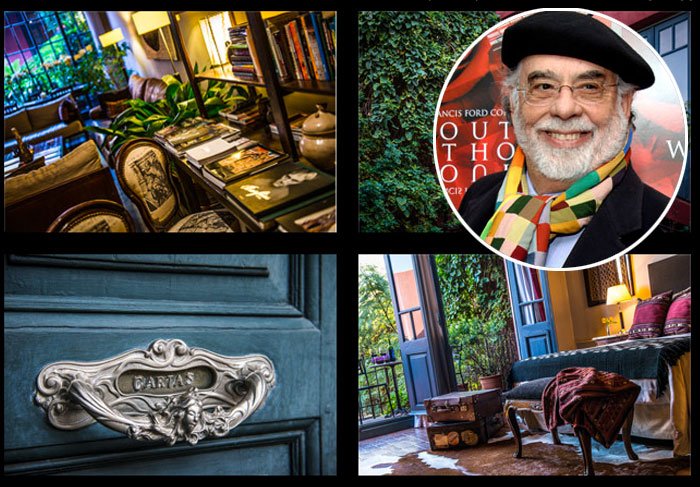 Seja hóspede de um famoso e curta férias dignas de um estrela de Hollywood: Francis Ford Coppola é dono de vários hotéis e resorts. Este é o do hotel Jardin Escondido em Buenos Aires, Argentina.