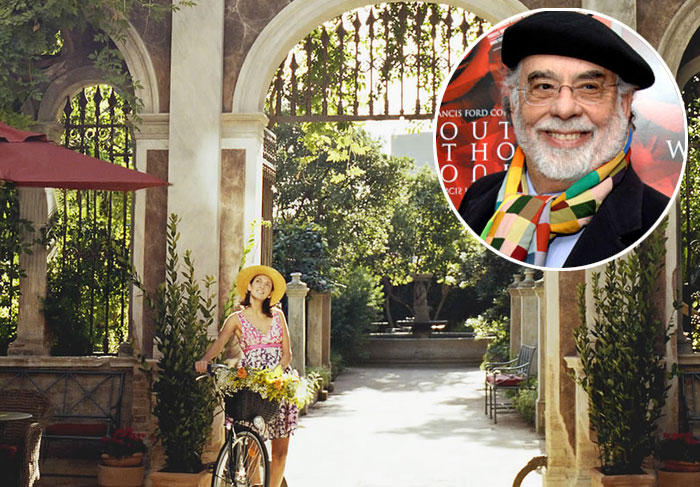 Francis Ford Coppola é dono de vários hotéis e resorts. Este é o Palazzo Margherita na Itália.