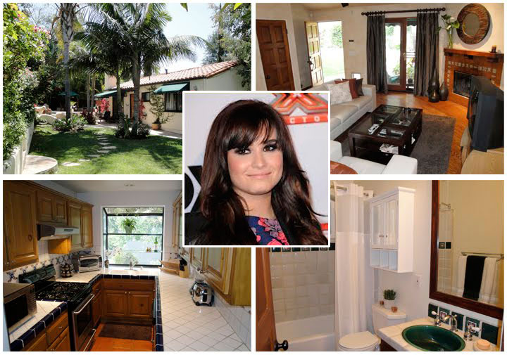 Demi Lovato comprou está mansão para morar com a família. Ela é toda decorada no estilo espanhol e  está localizada em Sherman Oaks, na Califórnia. O imóvel está avaliado em US$2,25 milhões, tem 4.053 metros quadrados, 4 quartos, casa da piscina e área de hóspedes.