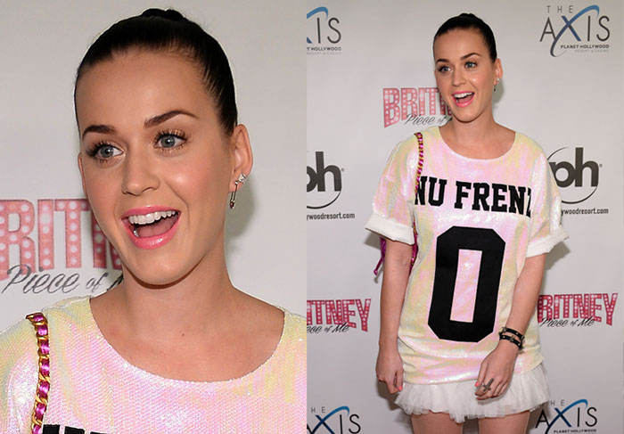 Miley e Katy Perry prestigiam estreia de Britney em Las Vegas