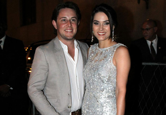 Fernanda Machado e o namorado Robert Riskin - Copacabana Palace