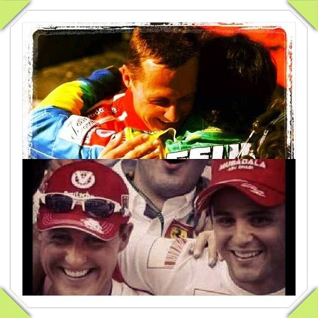 Schumacher completa 45 anos e é homenageado por Massa e Barrichello