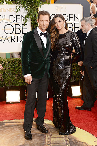 Matthew McConaughey e a mulher Camila Alves