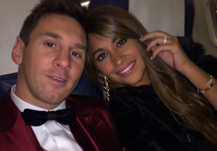 Messi e Antonella