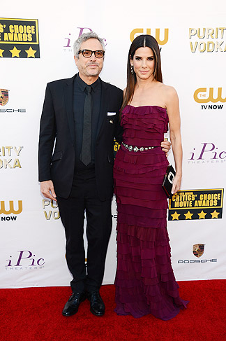 Critics Choice Awards 2013: Alfonso Cuaron e Sandra Bullock 