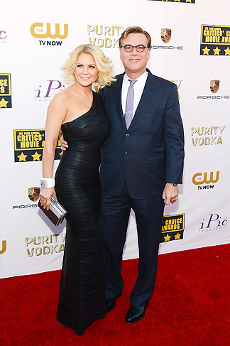 Critics Choice Awards 2013: Aaron Sorkin e Carrie Keagan 