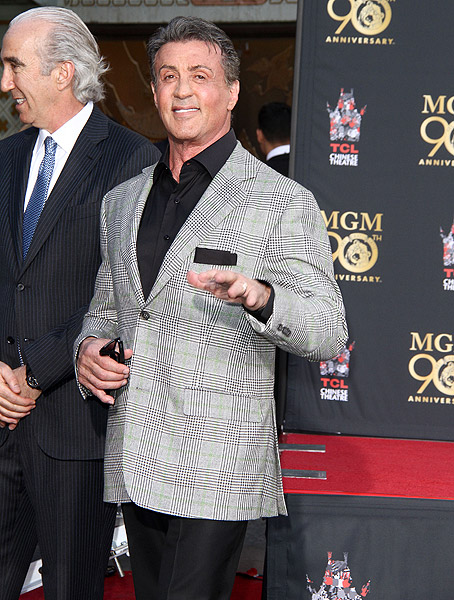 Sylvester Stallone comemora 90º aniversário da MGM