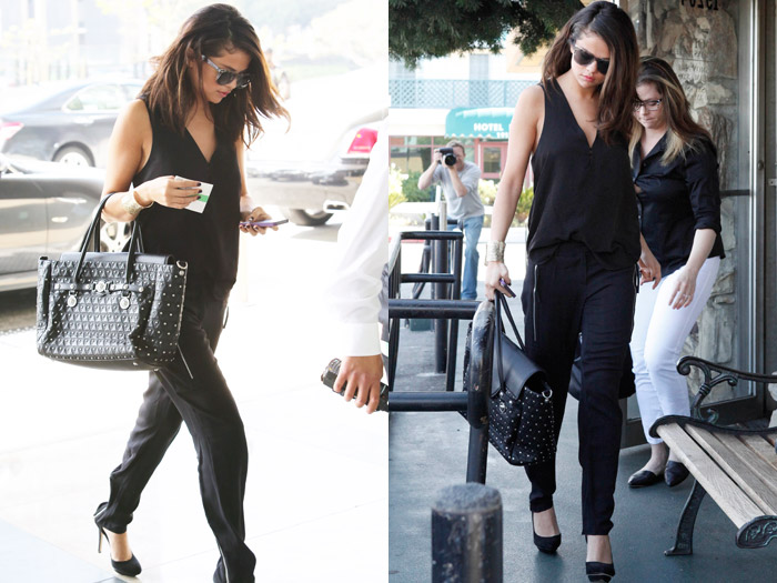 Selena Gomez esbanja elegância em passeio por Los Angeles