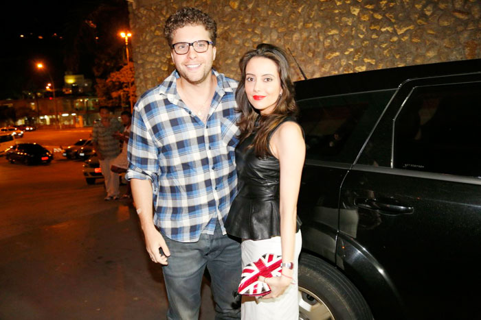 Tiago Fragoso e sua esposa, Mariana Vaz