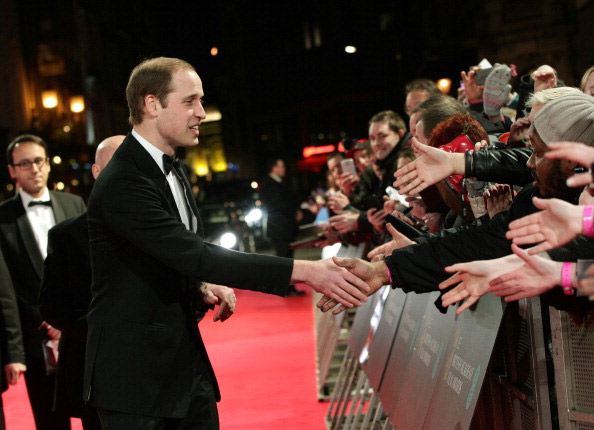 Príncipe William esbanja simpatia no BAFTA, em Londres