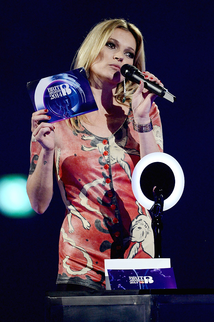 Brits Awards 2014: KAte Moss