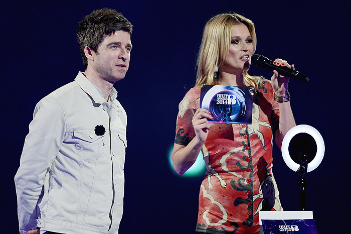Brits Awards 2014: Kate Moss e Noel Gallagher