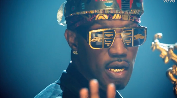 O rapper Juicy J. participa do novo videoclipe de Katy Perry, Dark Horse