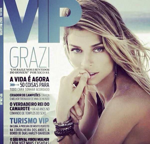 Grazi Massafera é a capa de março da revista VIP