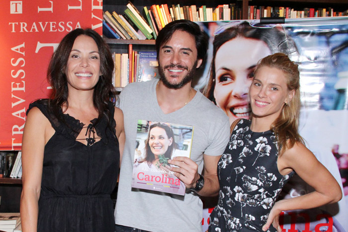 Carolina Ferraz, Ricardo Tozzi e Carolina Dieckmann