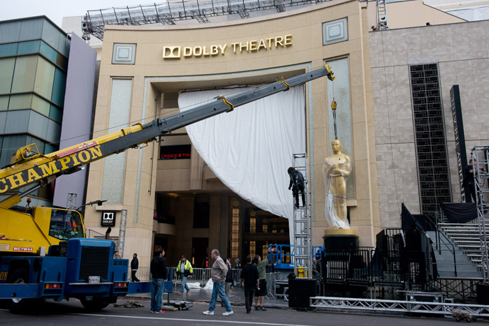 Preparativos para o Oscar 2014: Dolby Theatre em Los Angeles