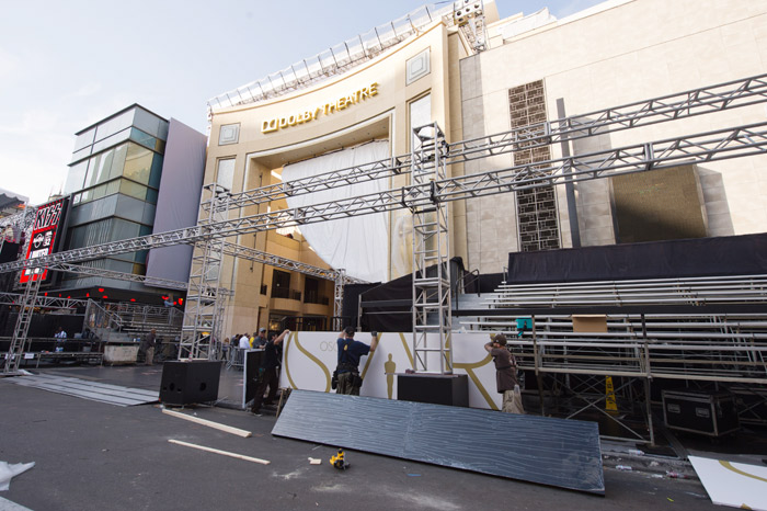 Preparativos para o Oscar 2014: Dolby Theatre em Los Angeles