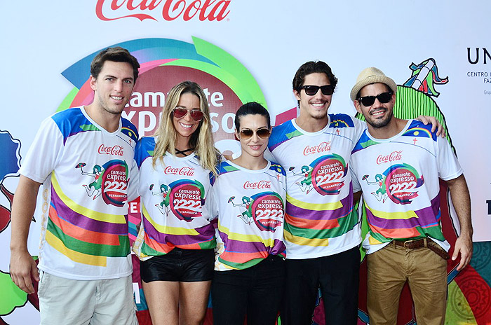 Amaury Nunes, Danielle Winits,Cléo Pires,  Rômulo Arantes e Juliano Cazarré