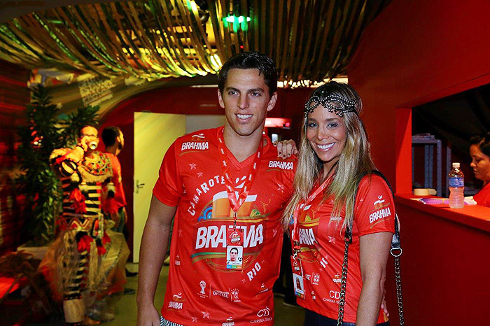 Danielle Winits e Amaury Nunes