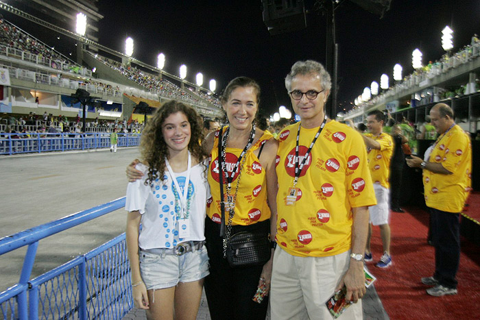 Lilia Cabral e a família