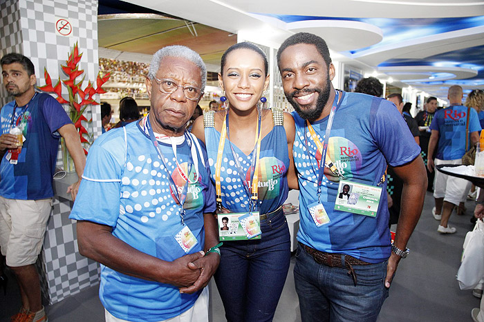 Milton Gonçalves, Tais Araujo e Lázaro Ramos