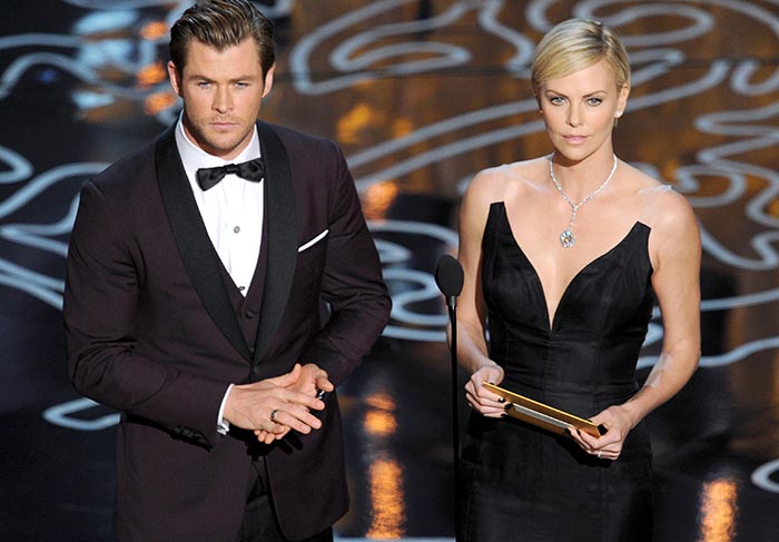 Chris Hemsworth e Charlize Theron