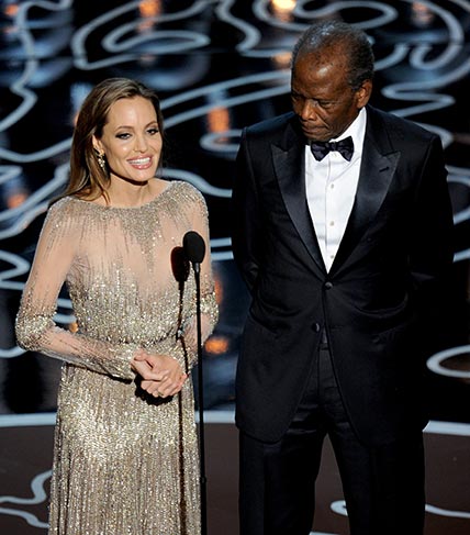 Angelina Jolie e Sidney Poitier