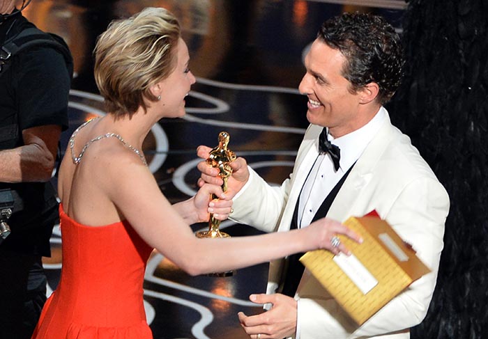 Jennifer Lawrence e Matthew McConaughey