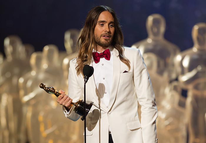 Direto do palco do Dolby Theatre, cenas do Oscar 2014: Jared Leto