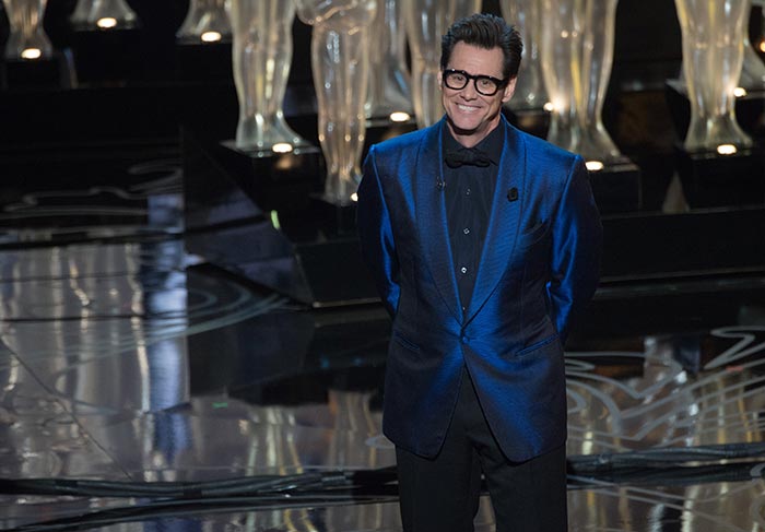 Direto do palco do Dolby Theatre, cenas do Oscar 2014: Jim Carrey