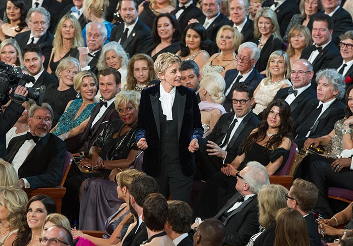 Cenas do Oscar 2014: Ellen DeGeneres