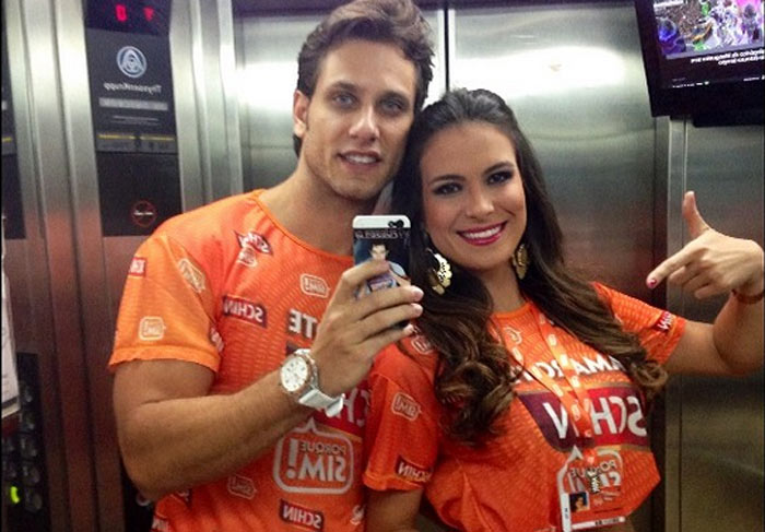 Eliéser Ambrósio e Kamilla Salgado