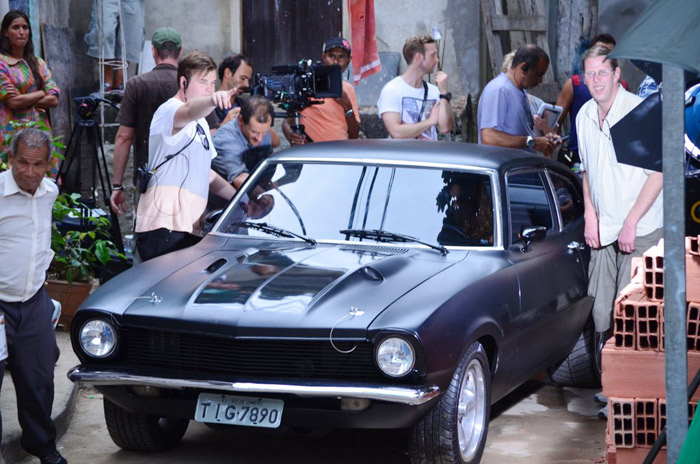 David Beckham visita a favela do Vidigal, no  Rio