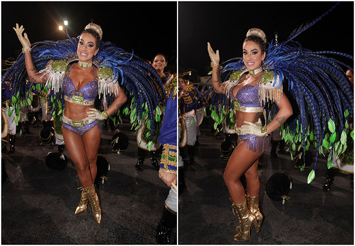 Dani Bolina brilha pela Unidos da Vila Maria no Desfile das Campeãs em São Paulo