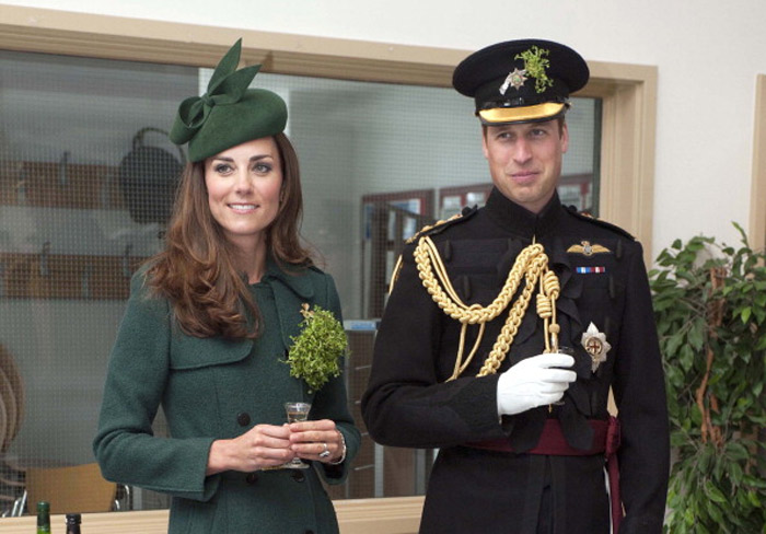 St. Patrick´s Day: Príncipe William e Kate prestigiam parada inglesa