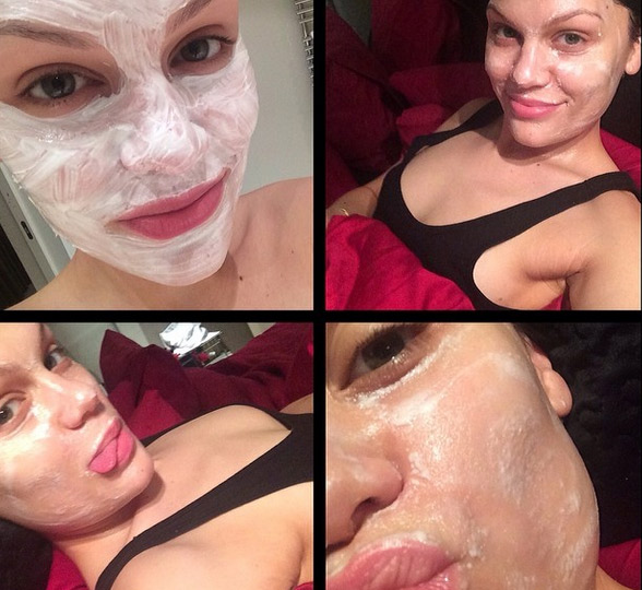 Jessie J posta foto sem maquiagem e usando creme super barato