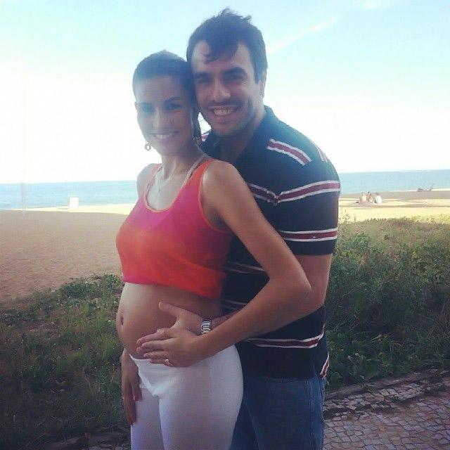 Ex-BBBs Mariana Felício e Daniel Saulo a espera de seu bebê