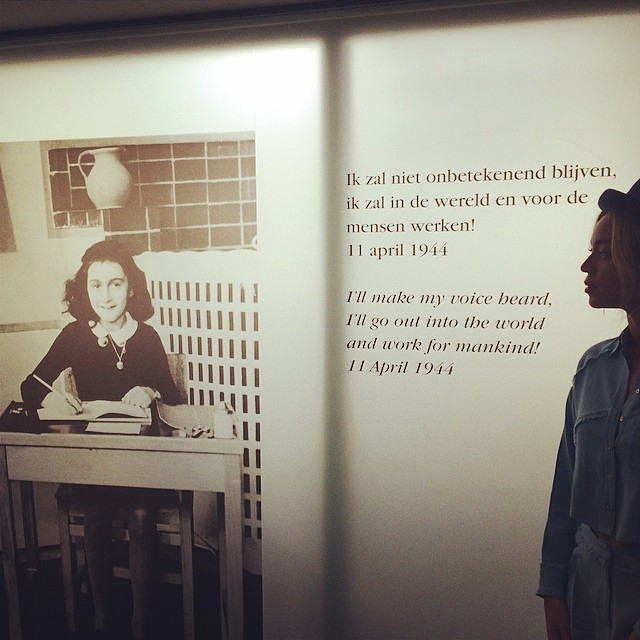 Beyoncé visita Casa de Anne Frank, em Amsterdã