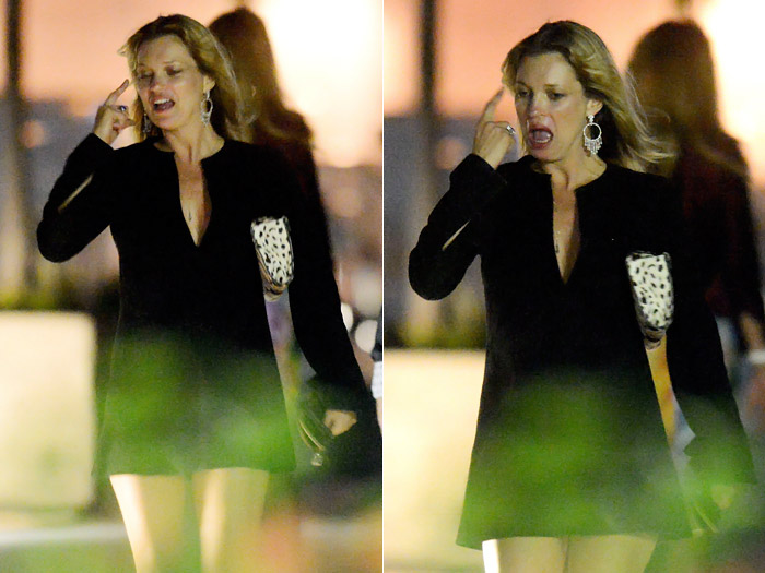 Kate Moss fica bêbada durante festa em ilha francesa