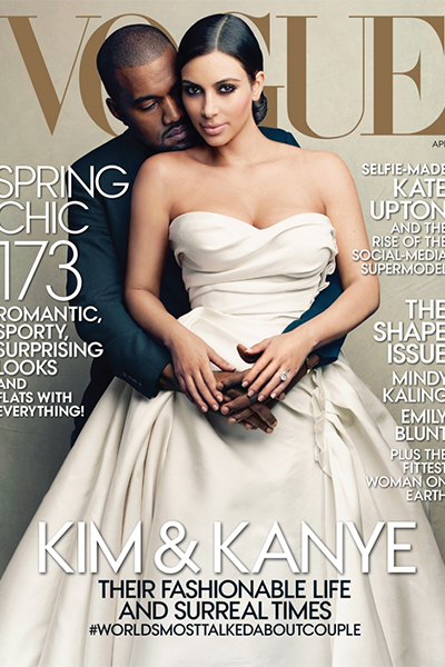 Kim Kardashian realiza sonho de ser capa da Vogue