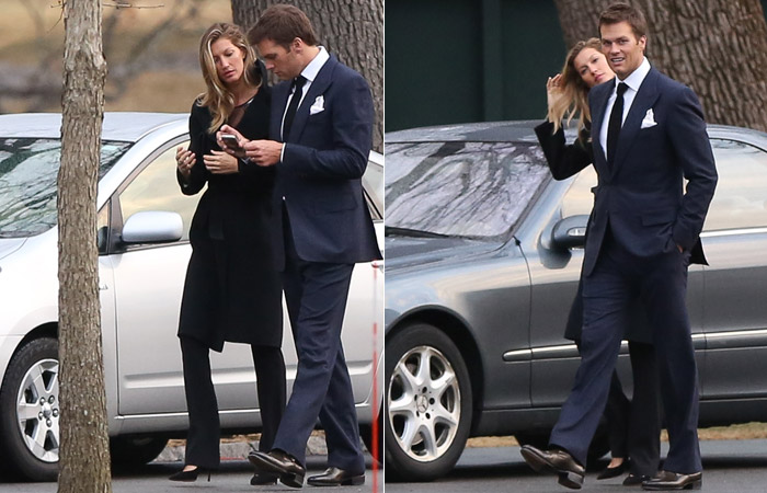 Lindos como sempre, Gisele Bündchen e Tom Brady curtem jantar a dois