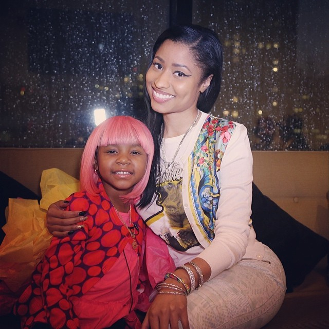 Nicki Minaj realiza sonho da menina Miyah, que tem câncer