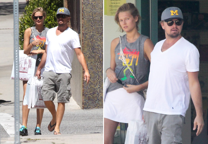 Leonardo DiCaprio faz compras com a namorada em Los Angeles