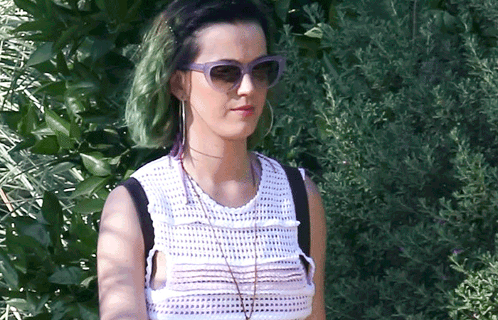 Katy Perry curte festival em Indio, California
