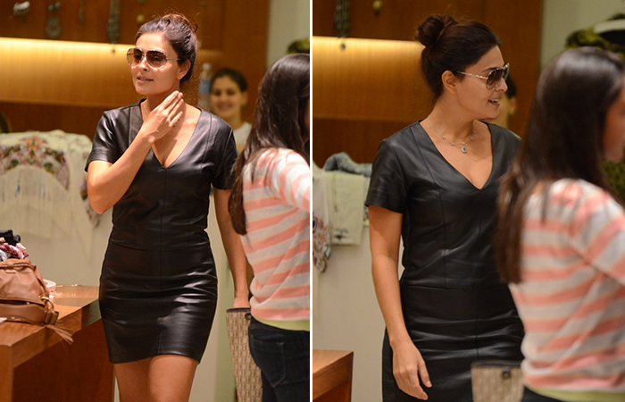 Juliana Paes faz compras em shopping da Barra da Tijuca