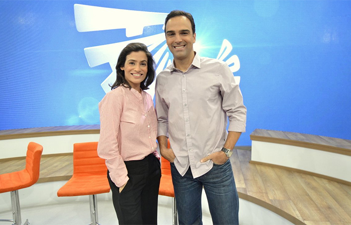 Tadeu Schmidt e Renata Vasconcellos apresentam novo formato do Fantástico