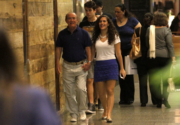Renato Aragão com a família 