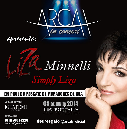 Liza Minnelli se prepara para show beneficente em São Paulo