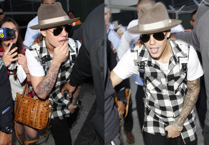 Justin Bieber é detido em aeroporto de Los Angeles