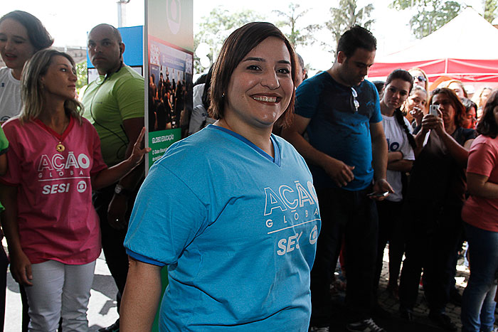 Simone Gutierrez acompanha trabalho com a sociedade em Osasco durante Ação Global